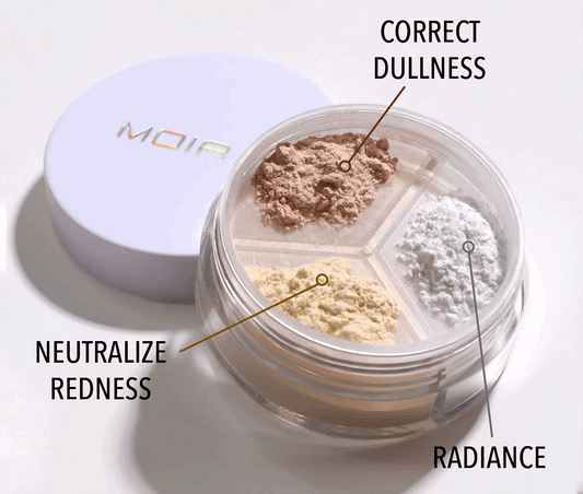 Poudre libre Set & Correct - 002 Translucent - 4,6 g Moira Cosmetics