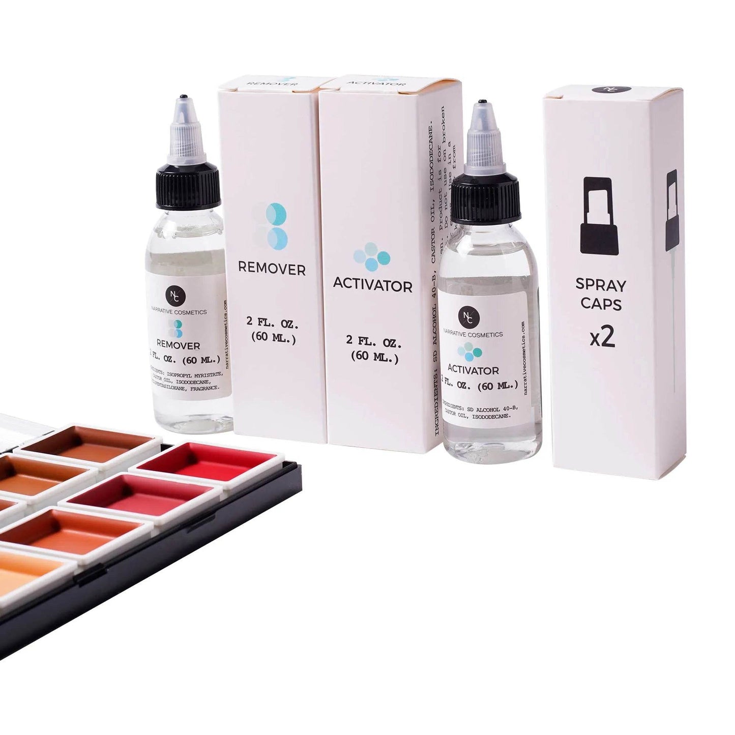 Kit complet de fards à alcool - Flesh Tone Narrative Cosmetics