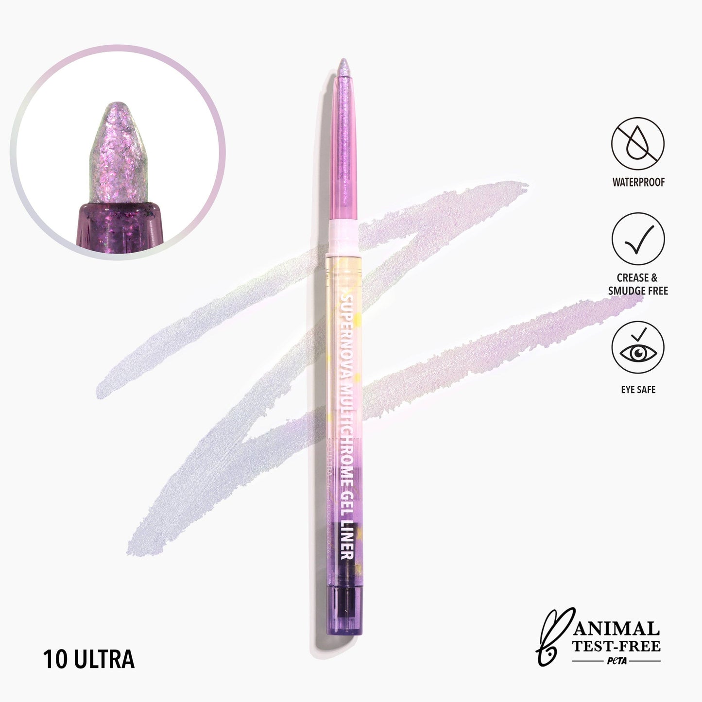 Doublure en gel multichrome Supernova 010, Ultra Moira Cosmetics