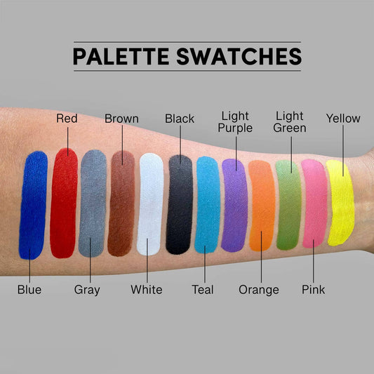 Palette activée à l'eau primaire à 12 couleurs Narrative Cosmetics