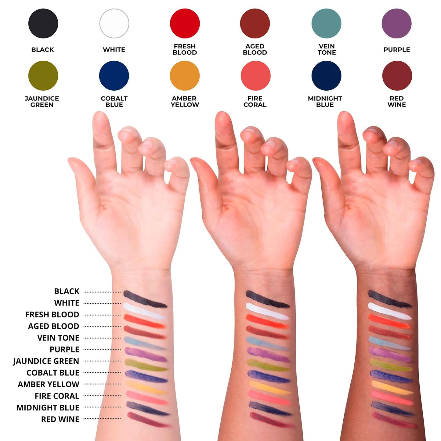 Palette de fards gras 12 couleurs - Primary FX - 18,6 g Narrative Cosmetics