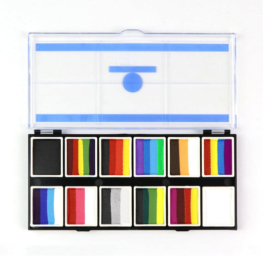 Palette de couleurs à activation par l'eau 12 couleurs Colorwave