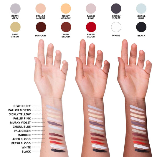 Palette de fards gras 12 couleurs - Death FX - 18,6 g Narrative Cosmetics