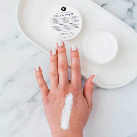 Maquillage crème Clown White à séchage rapide - Effets spéciaux