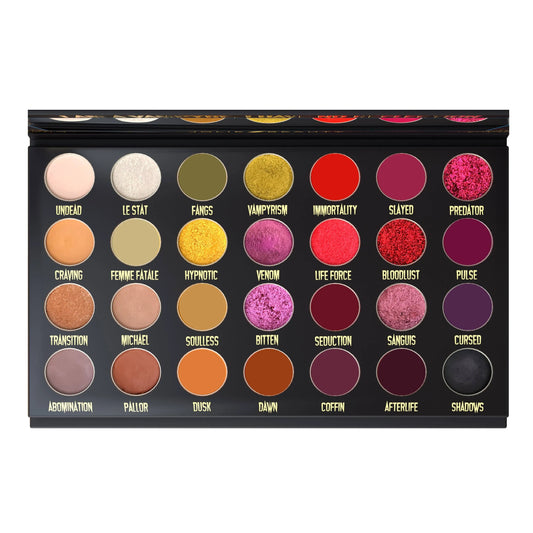 Palette de 28 fards - Vampyrim - Jolie Beauty