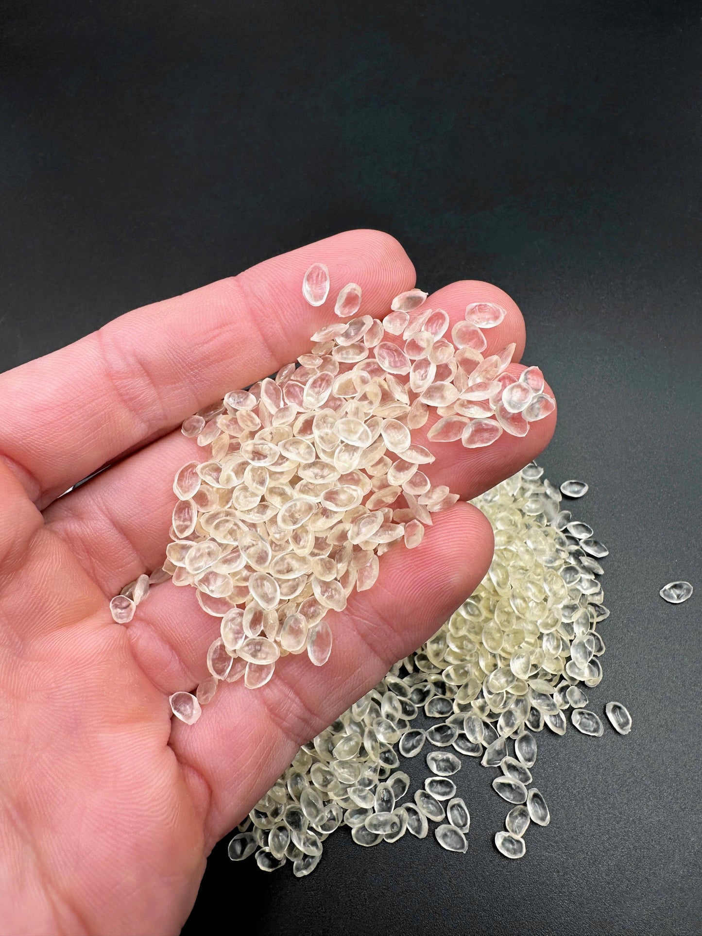 Perles d'encapsulation pour la création de prothèses et de calottes chauves