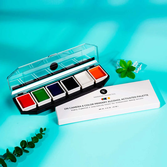 Palette de fards à alcool 6 couleurs - Color Primary - 18 g Narrative Cosmetics
