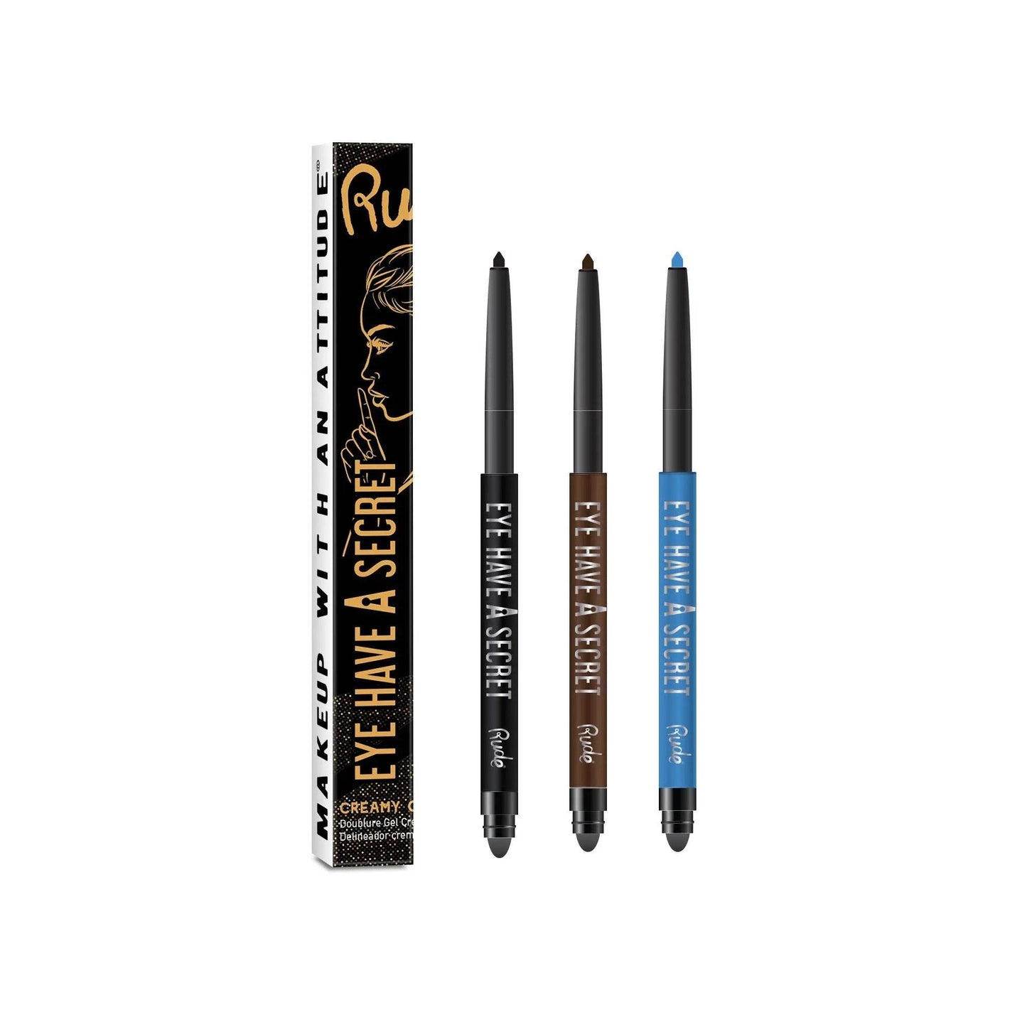 Crayon Eye Have a Secret - Hush - 0,27 g Rude Cosmetics