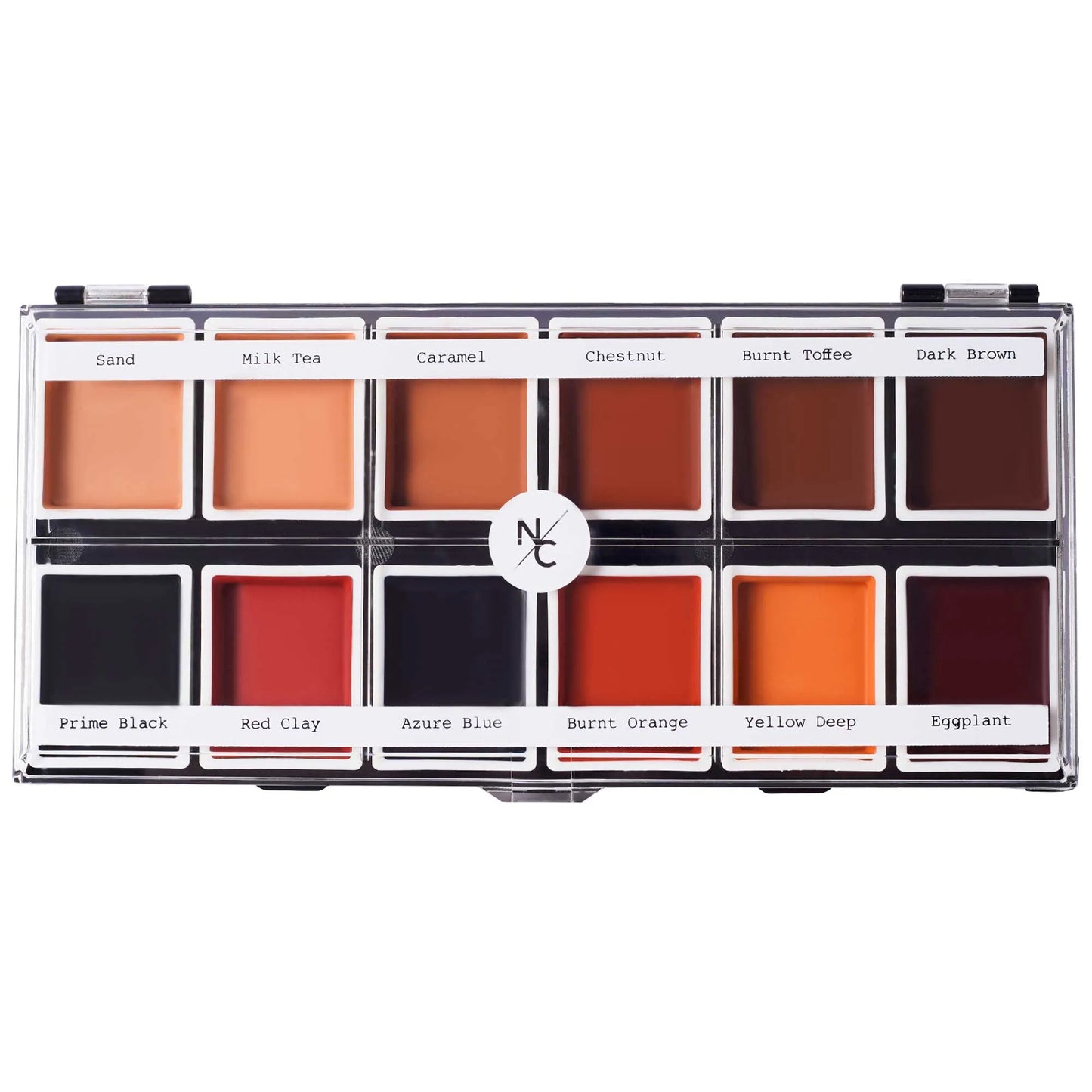 Palette de fards à alcool 12 couleurs - Dark Flesh - 36 g Narrative Cosmetics
