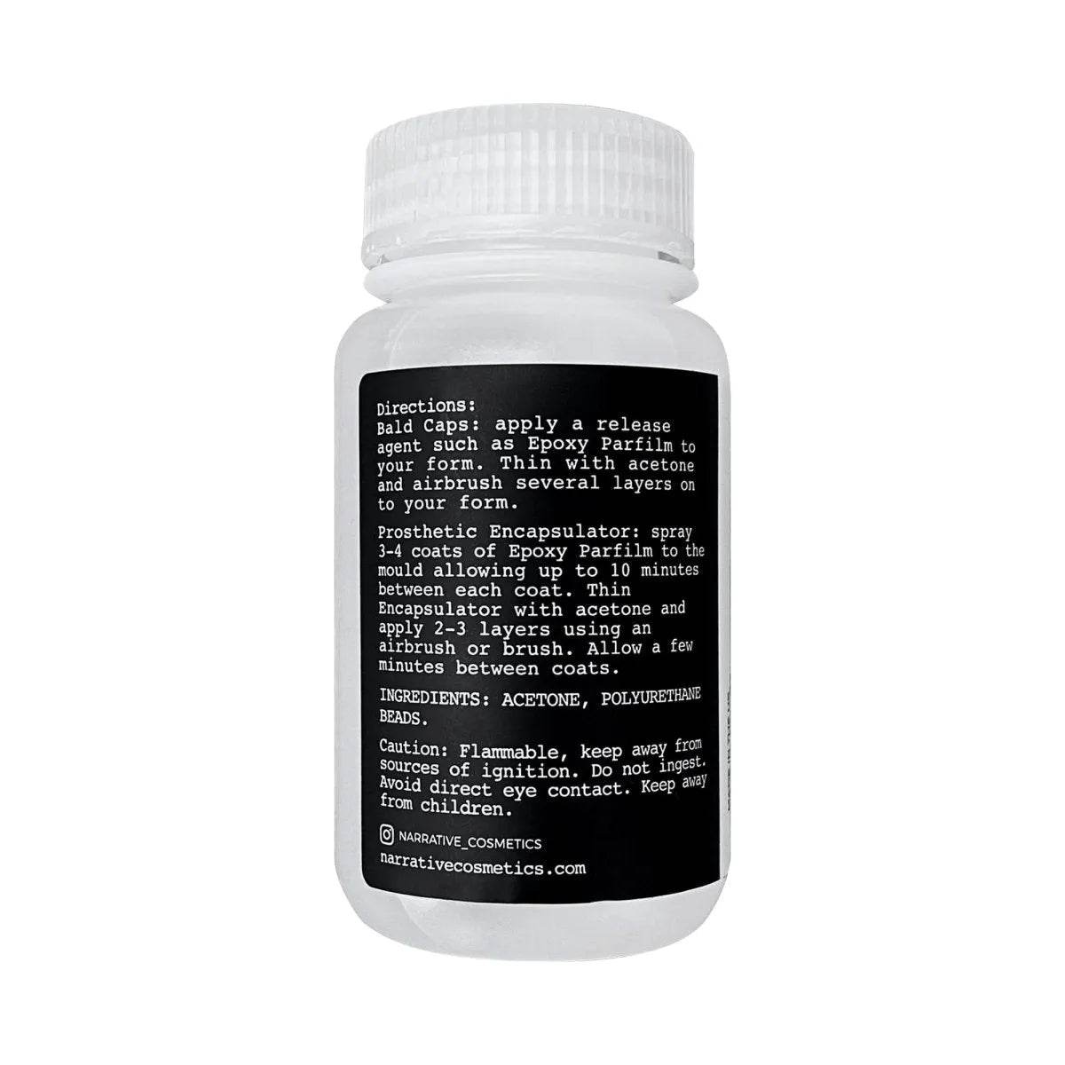 Encapsulateur prothétique à base d'acétone et capuchon en plastique: 4 fl oz (120 ml) - Effets spéciaux