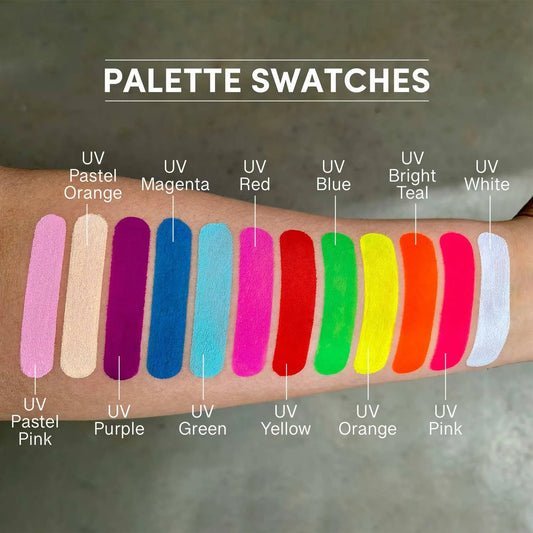 Palette de fards à eau 12 couleurs - UV - 120 g Narrative Cosmetics