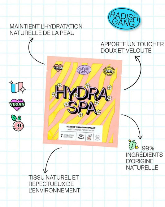 Hydra spa - Masque tissu hydratant - Skin care