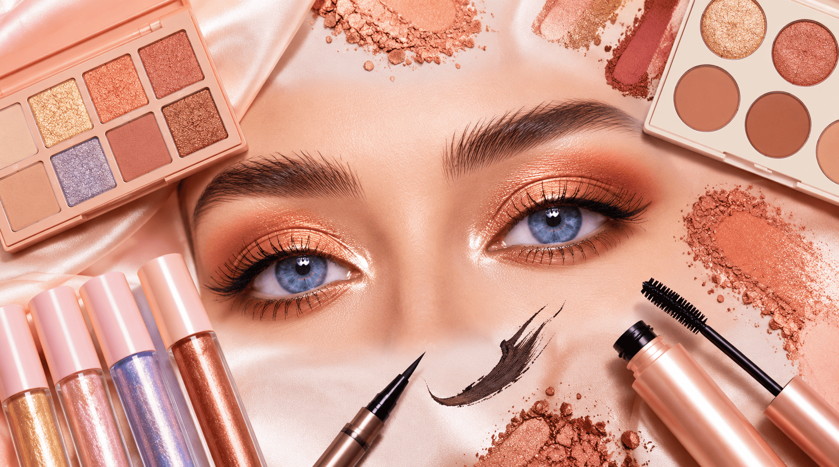 Maquillage yeux bleus : quelles couleurs choisir pour faire ressortir votre regard ?