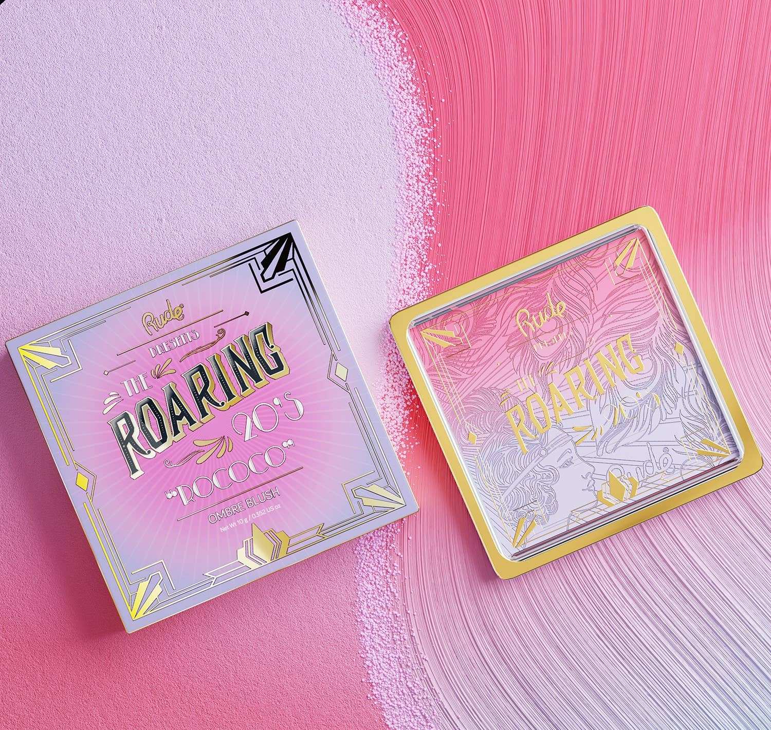 Fard à joues ombré des années 20: Rococo Rude Cosmetics