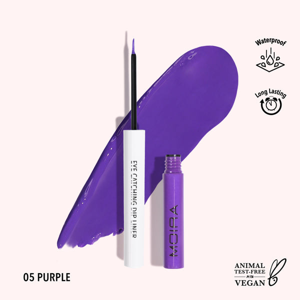 Eyeliner liquide Eye Catching Dip Liner - 005 Purple