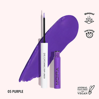 Eyeliner liquide Eye Catching Dip Liner - 005 Purple - 2,5 ml