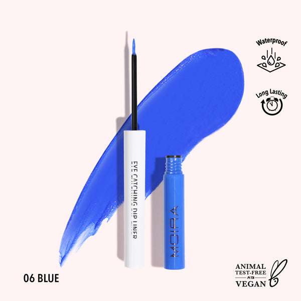 Eyeliner liquide Eye Catching Dip Liner - 006 Royal Blue