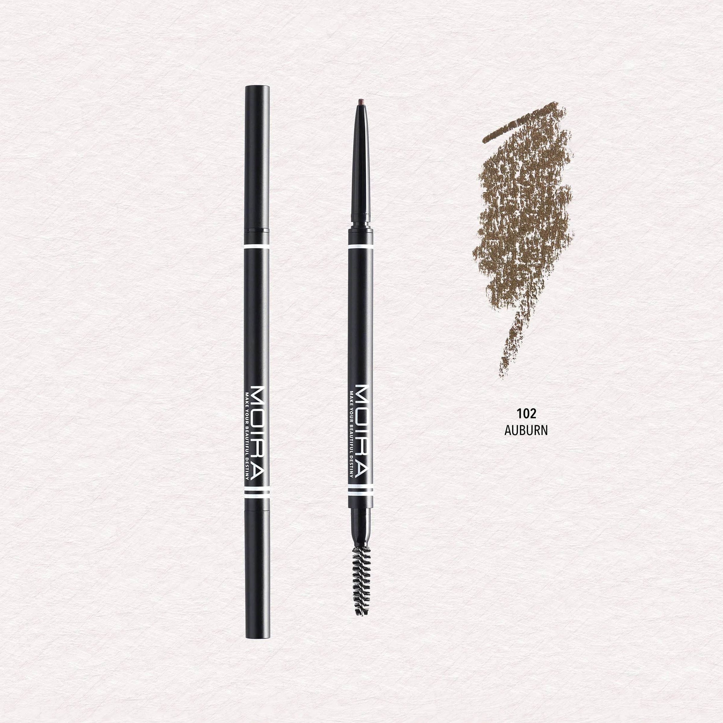 Crayon à sourcils - 102 Auburn - 0,09 g Moira Cosmetics
