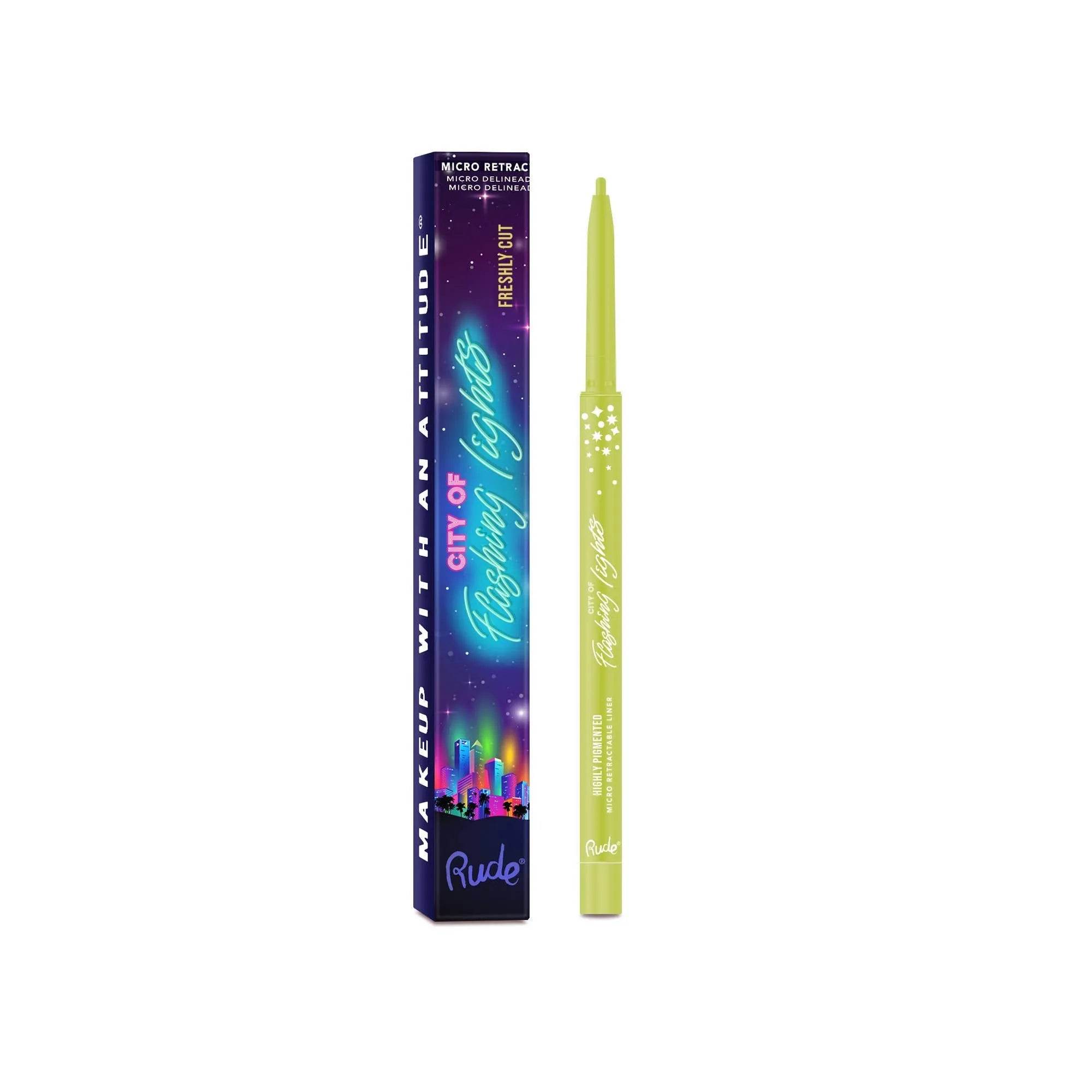 Crayon Eye liner micro rétractable City of Flashing Lights - Freshly Cut - 0,1 g Rude Cosmetics