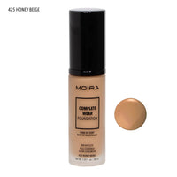 Fond de teint Complete Wear - 425 Honey Beige - 30 ml Moira Cosmetics