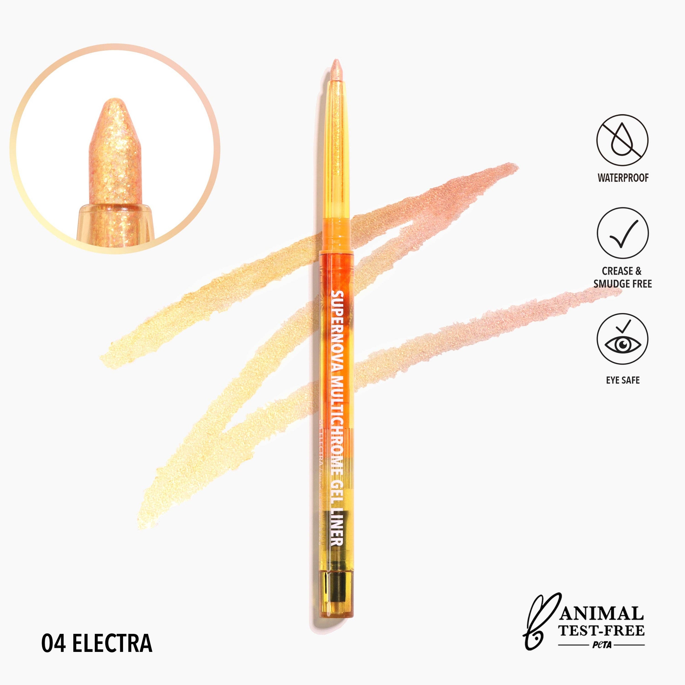 Doublure en gel multichrome Supernova 004, Electra Moira Cosmetics
