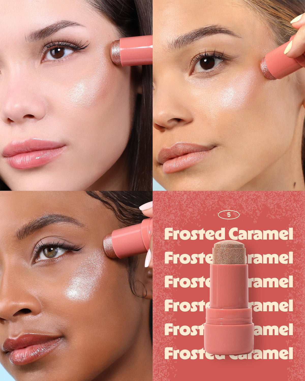 Stick highlighter Jelly Icy Glow - 005 Frosted Caramel
