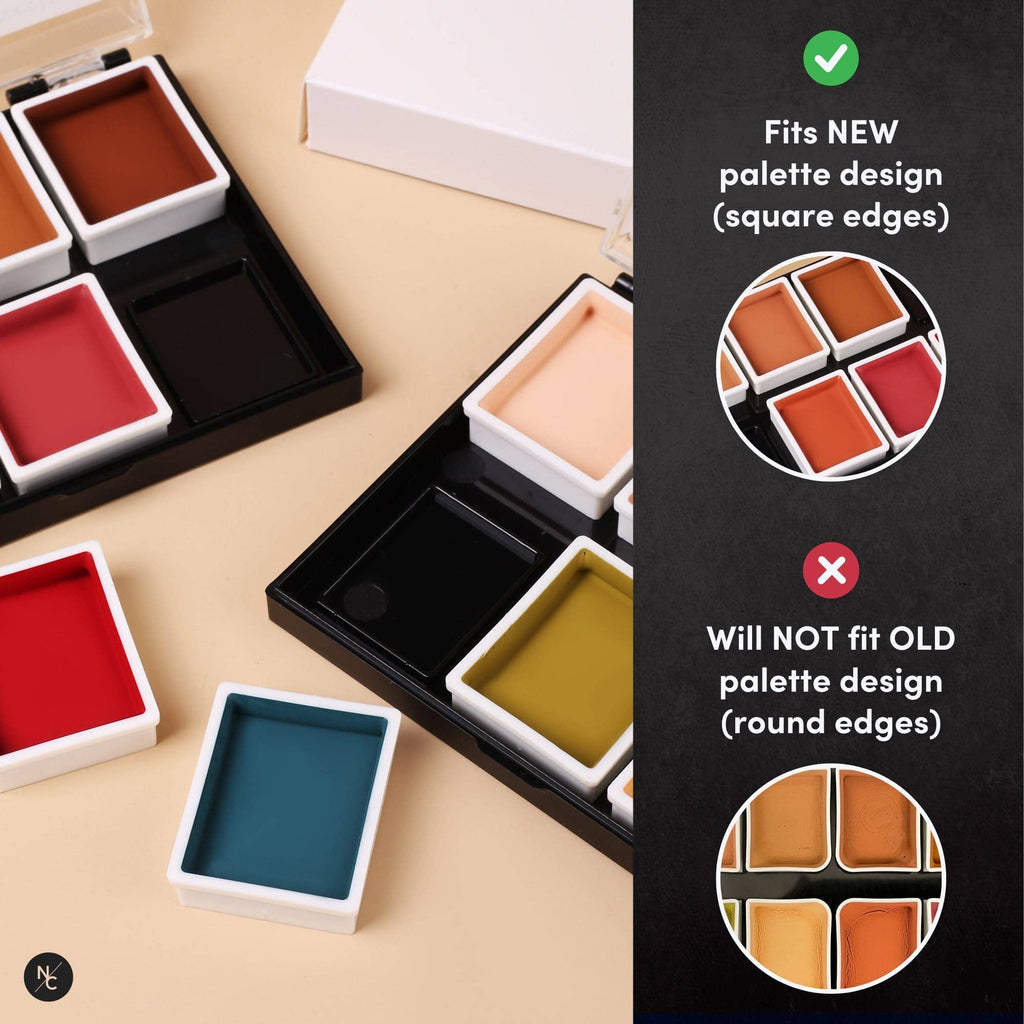 Recharge pour palette d'alcool Narrative Cosmetics - FX Colors : Aged Blood