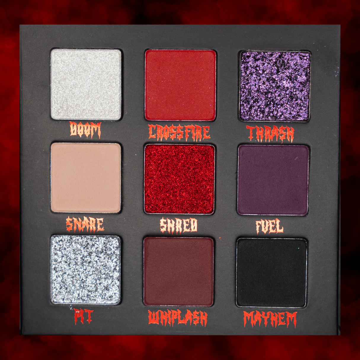 Palette de 9 fards à paupière - Hellish