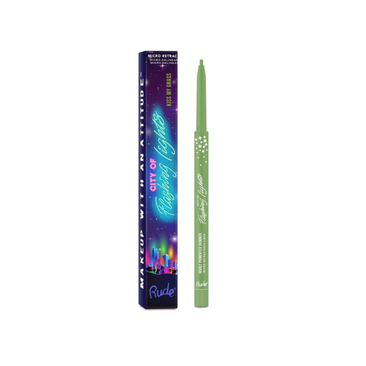 Crayon Eye liner micro rétractable City of Flashing Lights - Kiss My Grass - 0,1 g Rude Cosmetics