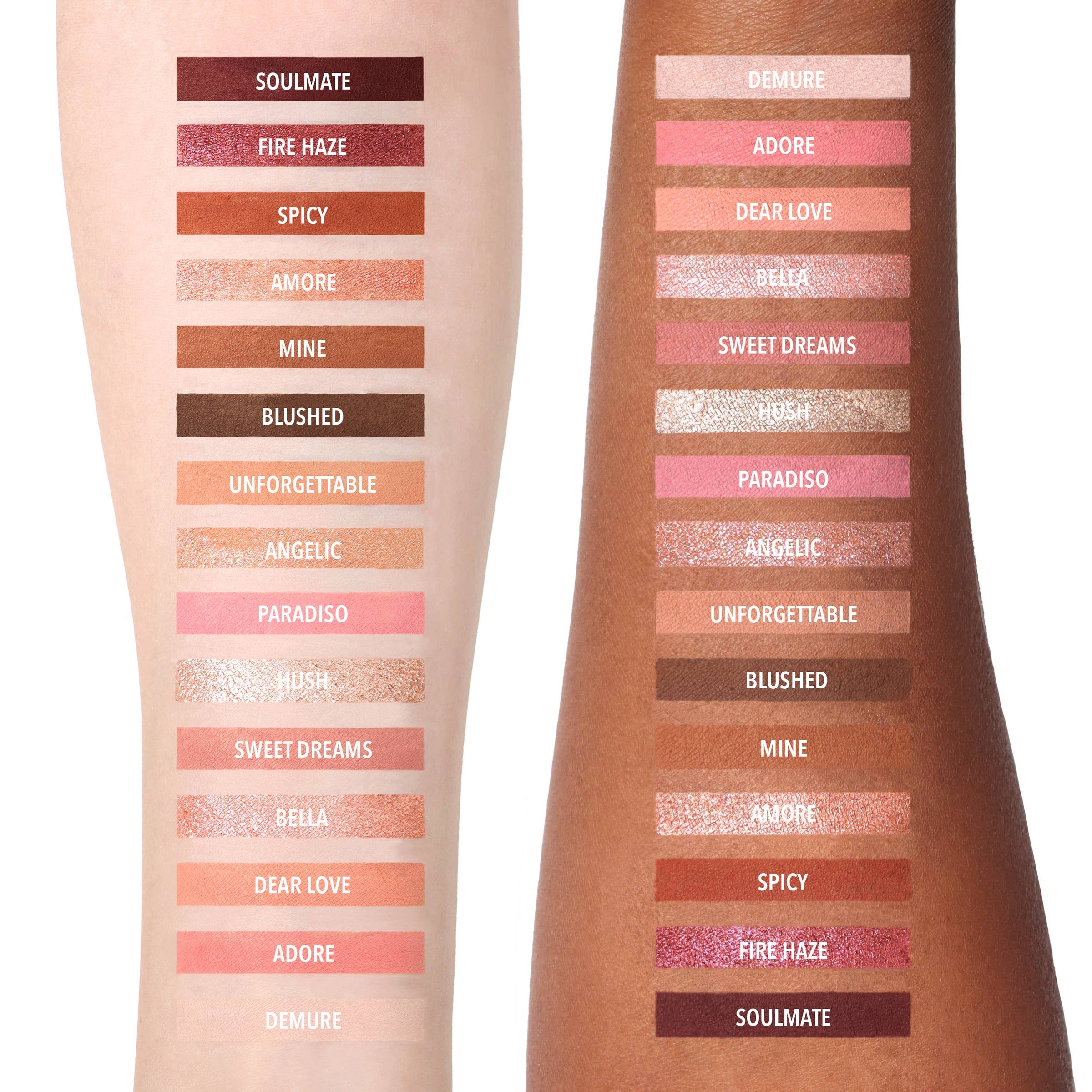 Palette Amour céleste Moira Cosmetics