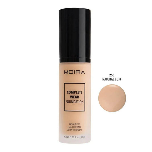 Fond de teint Complete Wear - 250 Natural Buff - 30 ml Moira Cosmetics