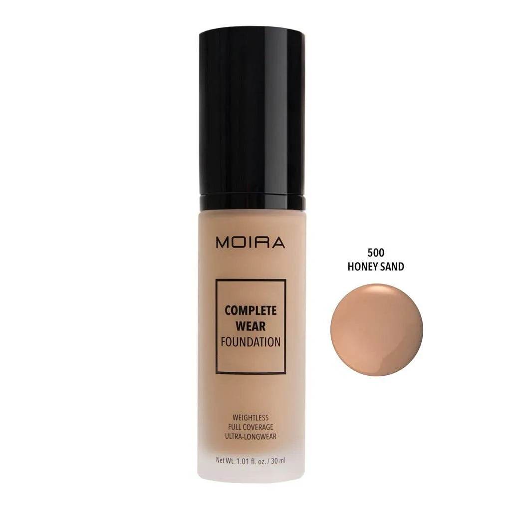 Fond de teint Complete Wear - 500 Honey Sand - 30 ml Moira Cosmetics