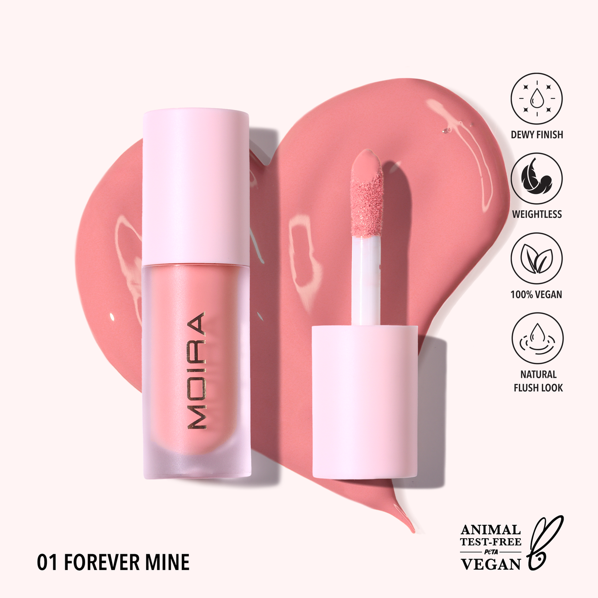 Blush liquide Love Steady - 001 Forever Mine