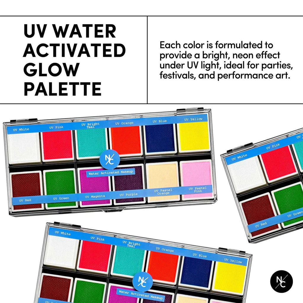 Palette de fards à eau 12 couleurs - UV - 120 g