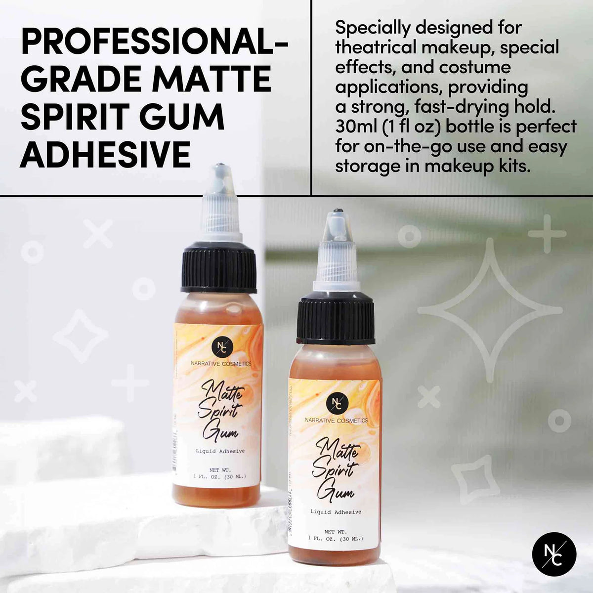 Colle Matte Spirit Gum - 30 ml