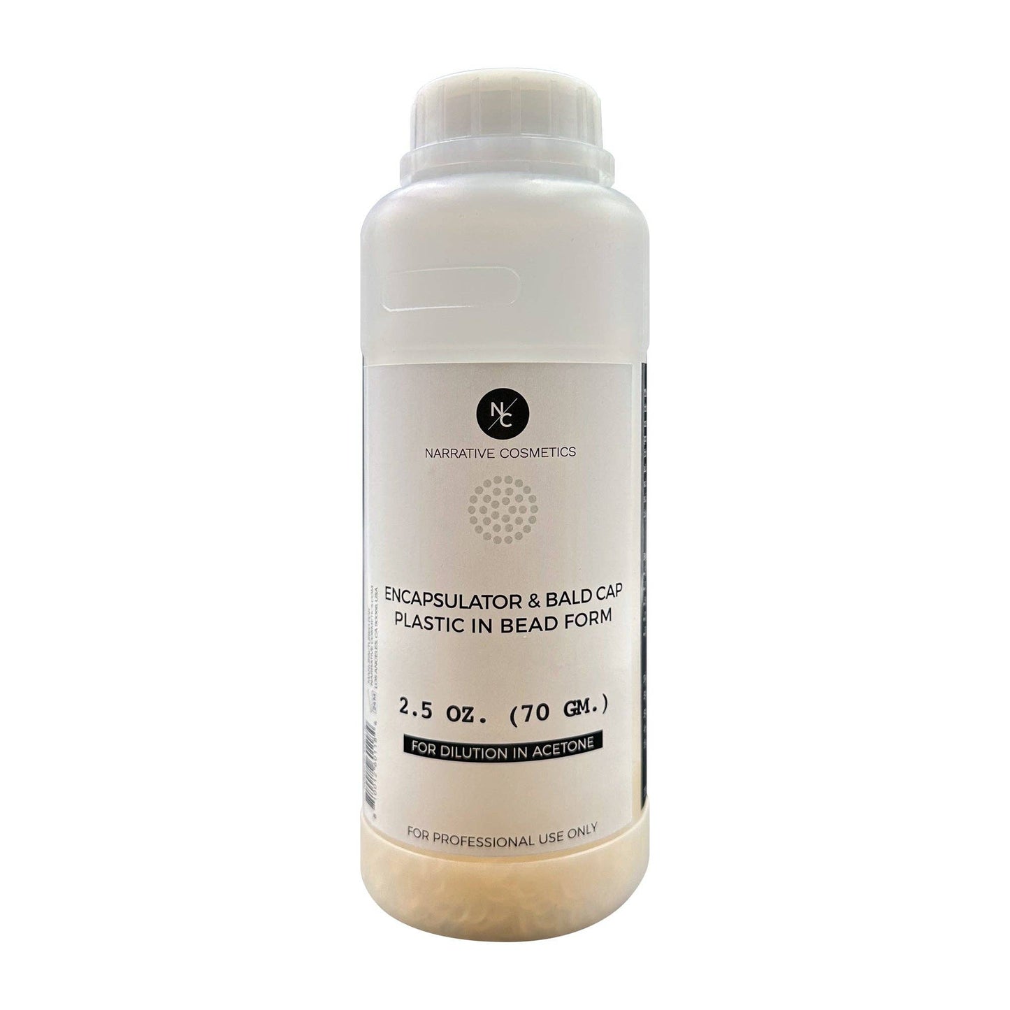 Perles d'encapsulation pour la création de prothèses et de calottes chauves