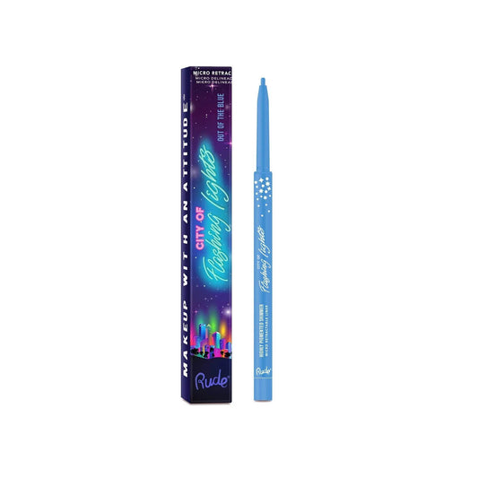 Crayon Eye liner micro rétractable City of Flashing Lights - Out of the Blue - 0,1 g Rude Cosmetics