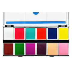 Palette de fards à eau 12 couleurs - UV - 120 g