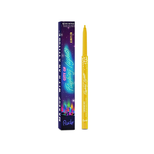 Crayon Eye liner micro rétractable City of Flashing Lights - Always On - 0,1 g Rude Cosmetics
