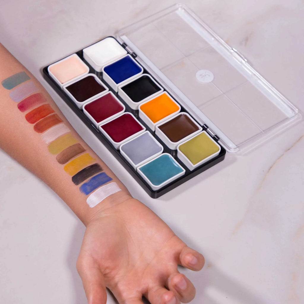 Palette de fards à alcool 12 couleurs - Zombie - 36 g Narrative Cosmetics