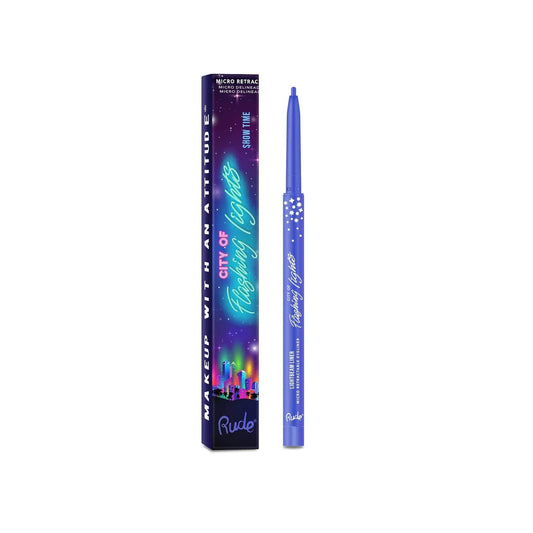 Crayon Eye liner micro rétractable City of Flashing Lights - Show Time - 0,1 g Rude Cosmetics
