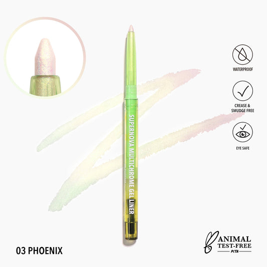 Doublure en gel multichrome Supernova 003, Phoenix Moira Cosmetics