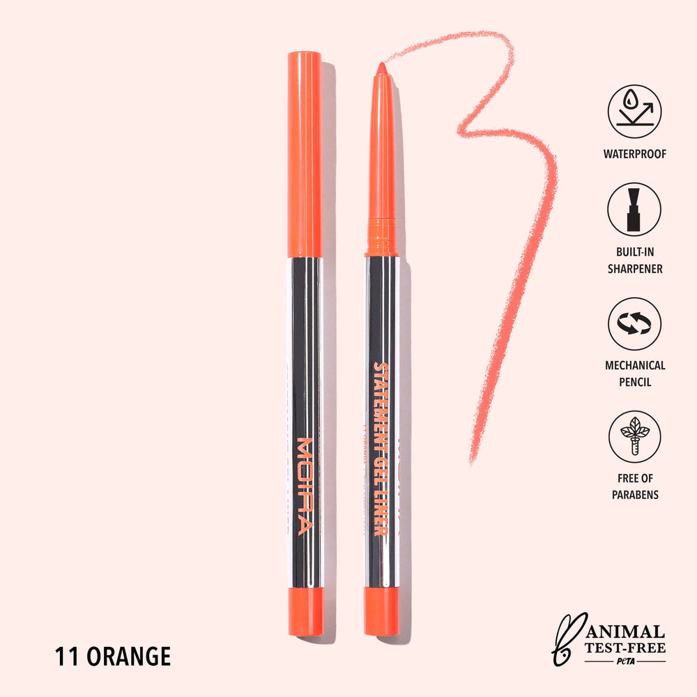 Eyeliner gel waterproof Statement - 011 Orange