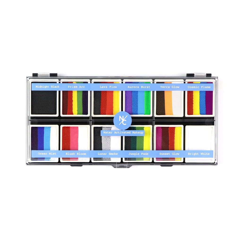 Palette de couleurs à activation par l'eau 12 couleurs Colorwave