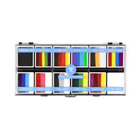 Palette de couleurs à activation par l'eau 12 couleurs Colorwave