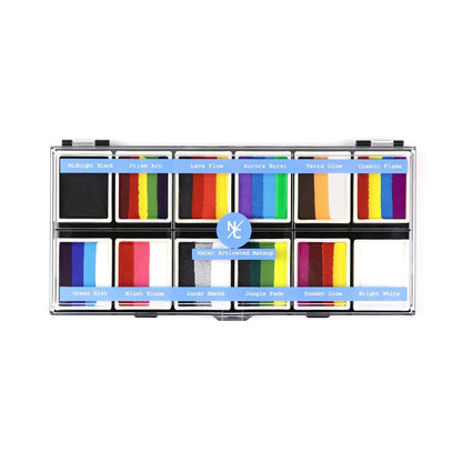 Palette de couleurs à activation par l'eau 12 couleurs Colorwave