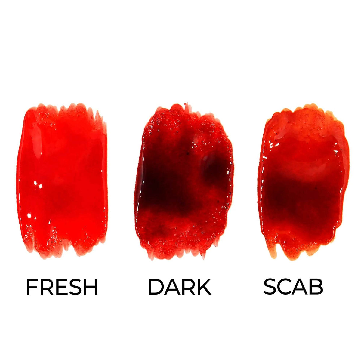 Kit faux sang liquide - Fresh/Dark/Scab - 60 ml x 3 Narrative Cosmetics