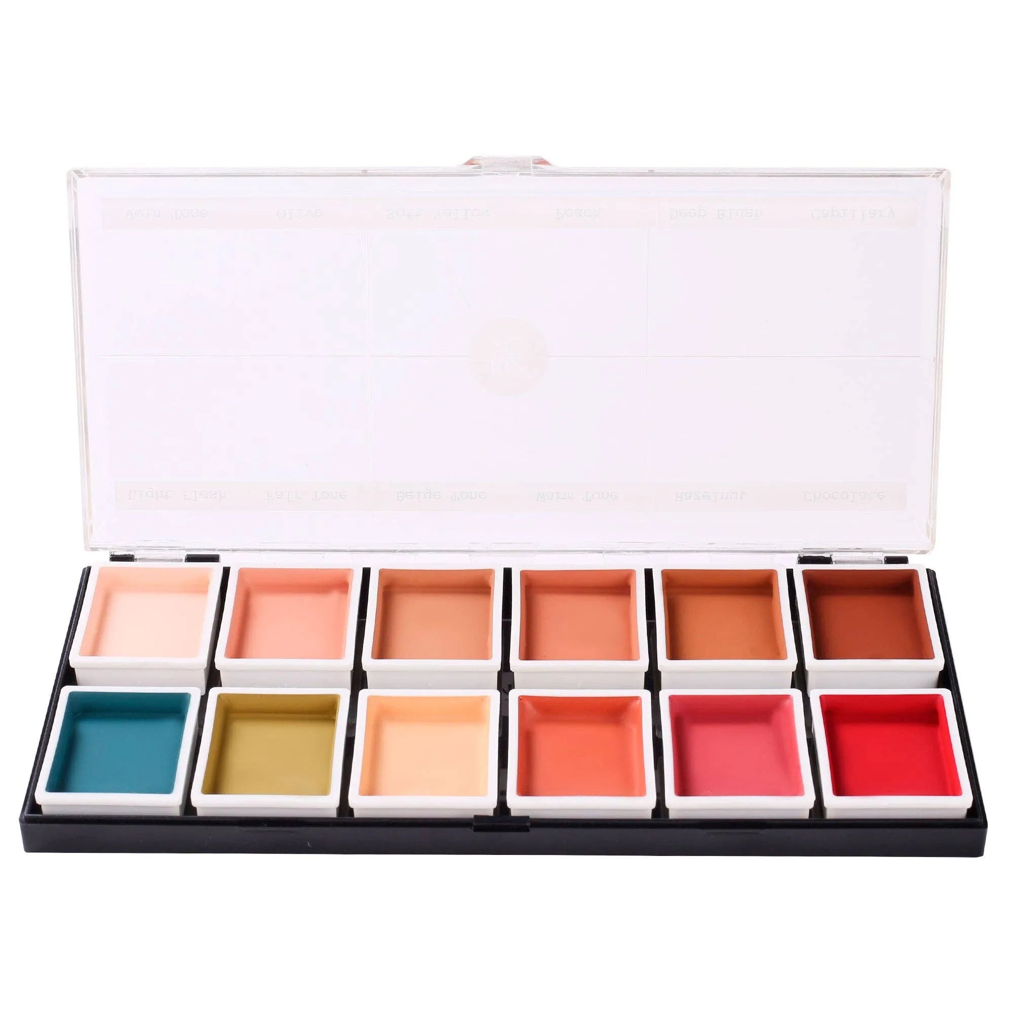 Palette de fards à alcool 12 couleurs - Flesh Tone - 36 g Narrative Cosmetics