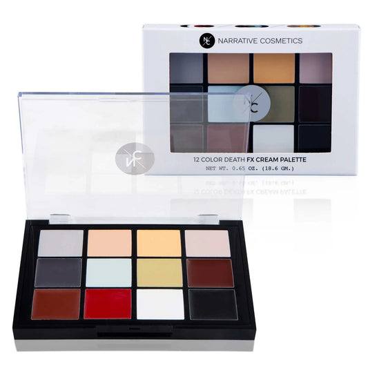 Palette de fards gras 12 couleurs - Death FX - 18,6 g Narrative Cosmetics
