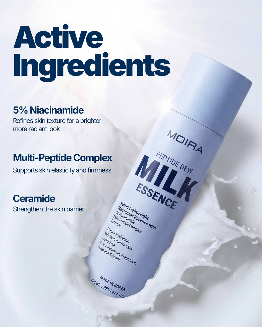 Essence de lait rosée aux peptides